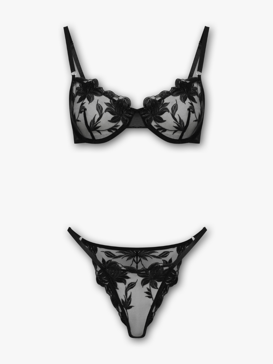Flora lingerie set