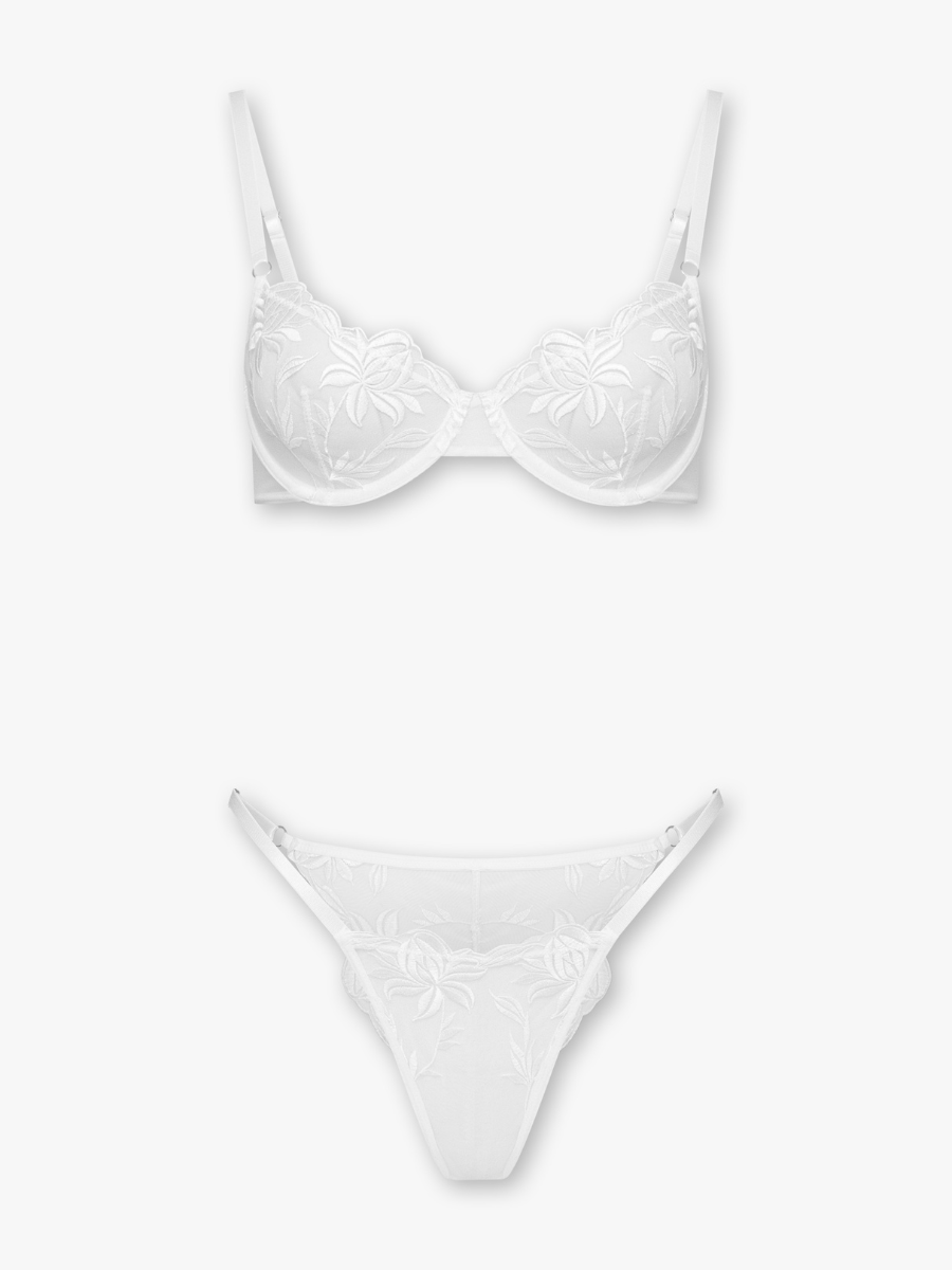 Flora lingerie set